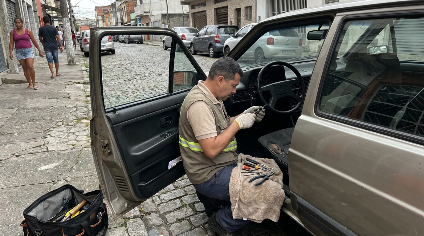 Extração de Chave Quebrada em Mogi das Cruzes‑SP